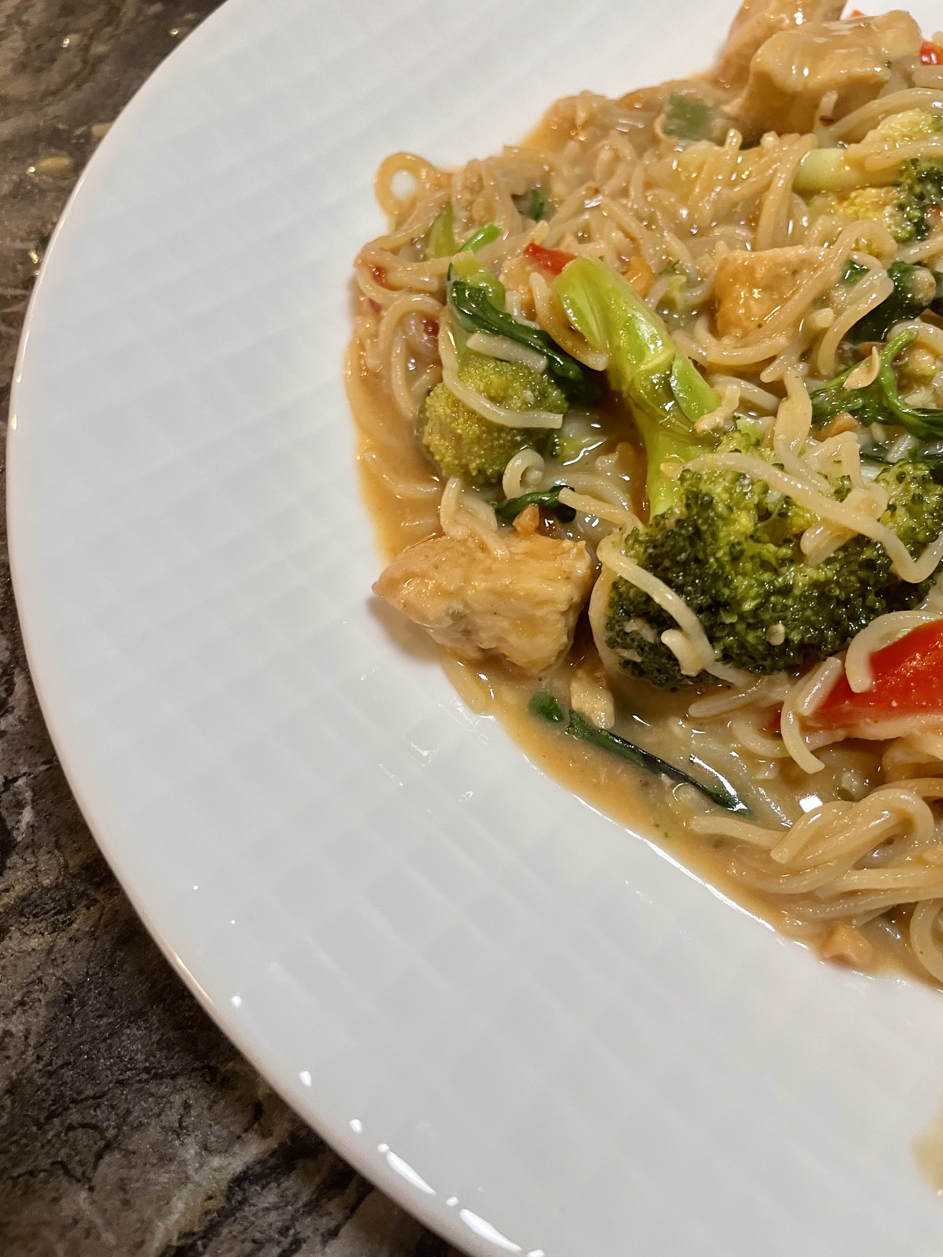 Asian Chicken Ramen Skillet