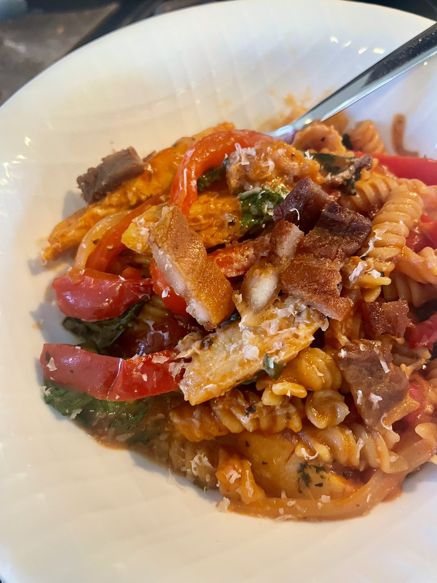 Savoury Chicken & Bacon Bliss Pasta Savoury Chicken & Bacon Bliss Pasta