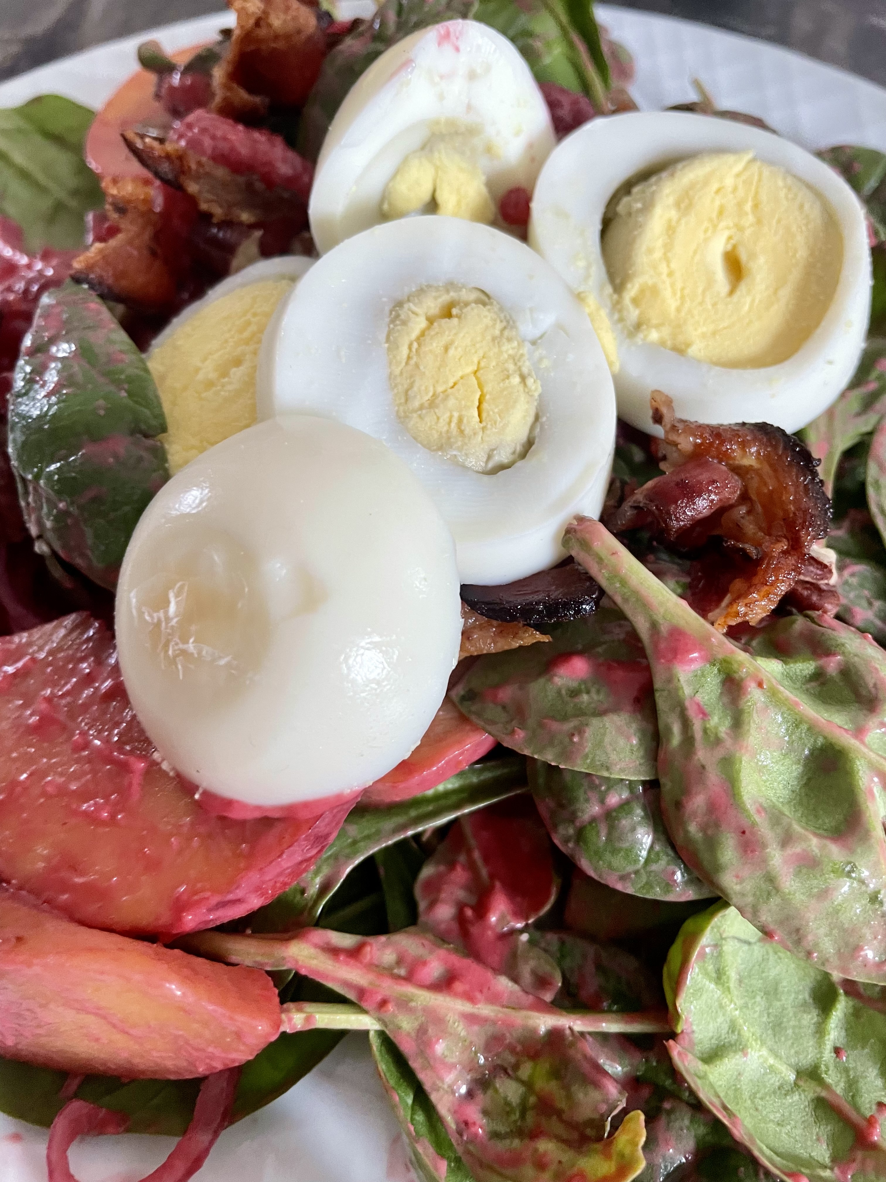 Raspberry Spinach Salad Raspberry Spinach Salad