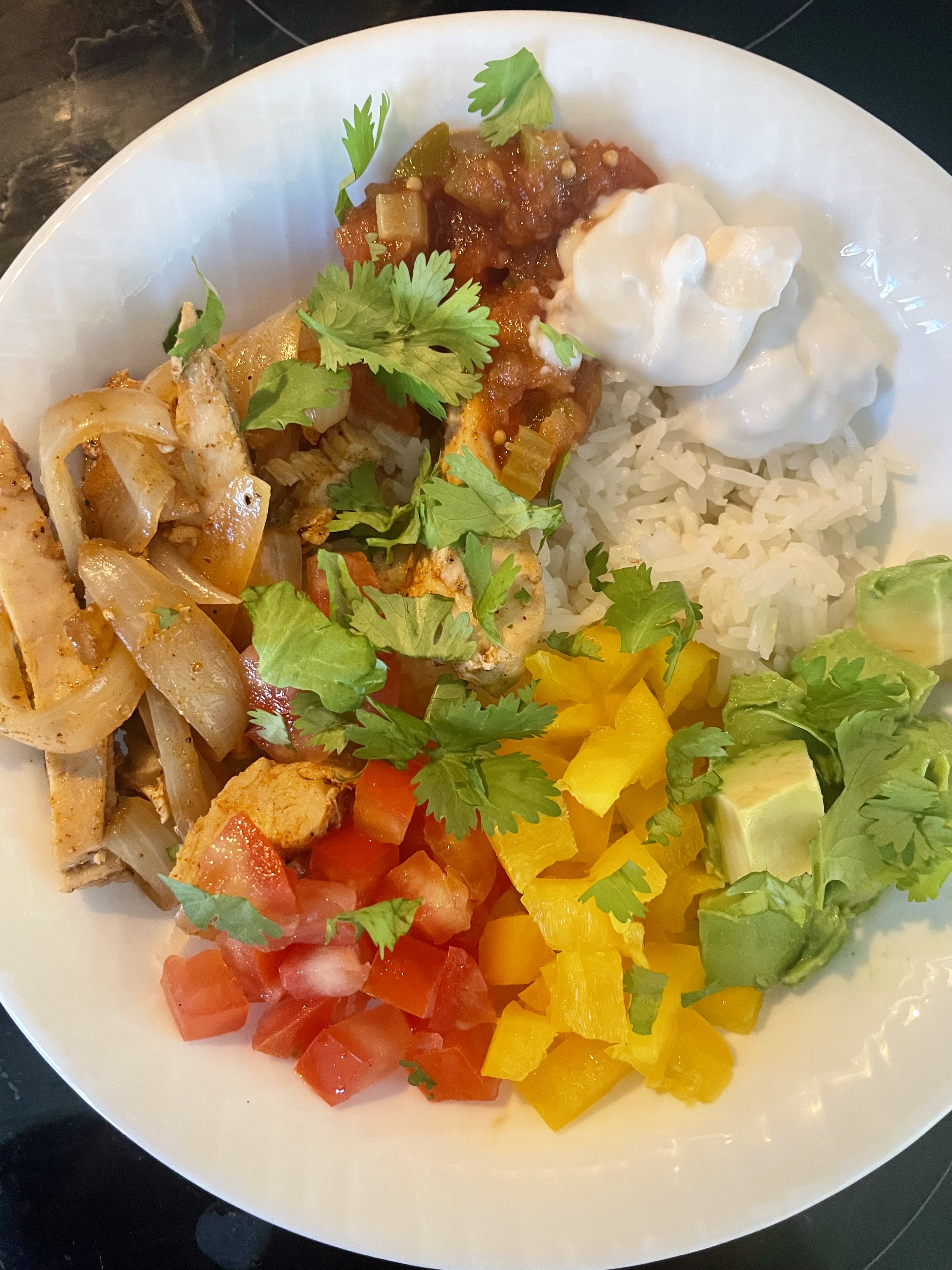 Fajita Rice Bowl