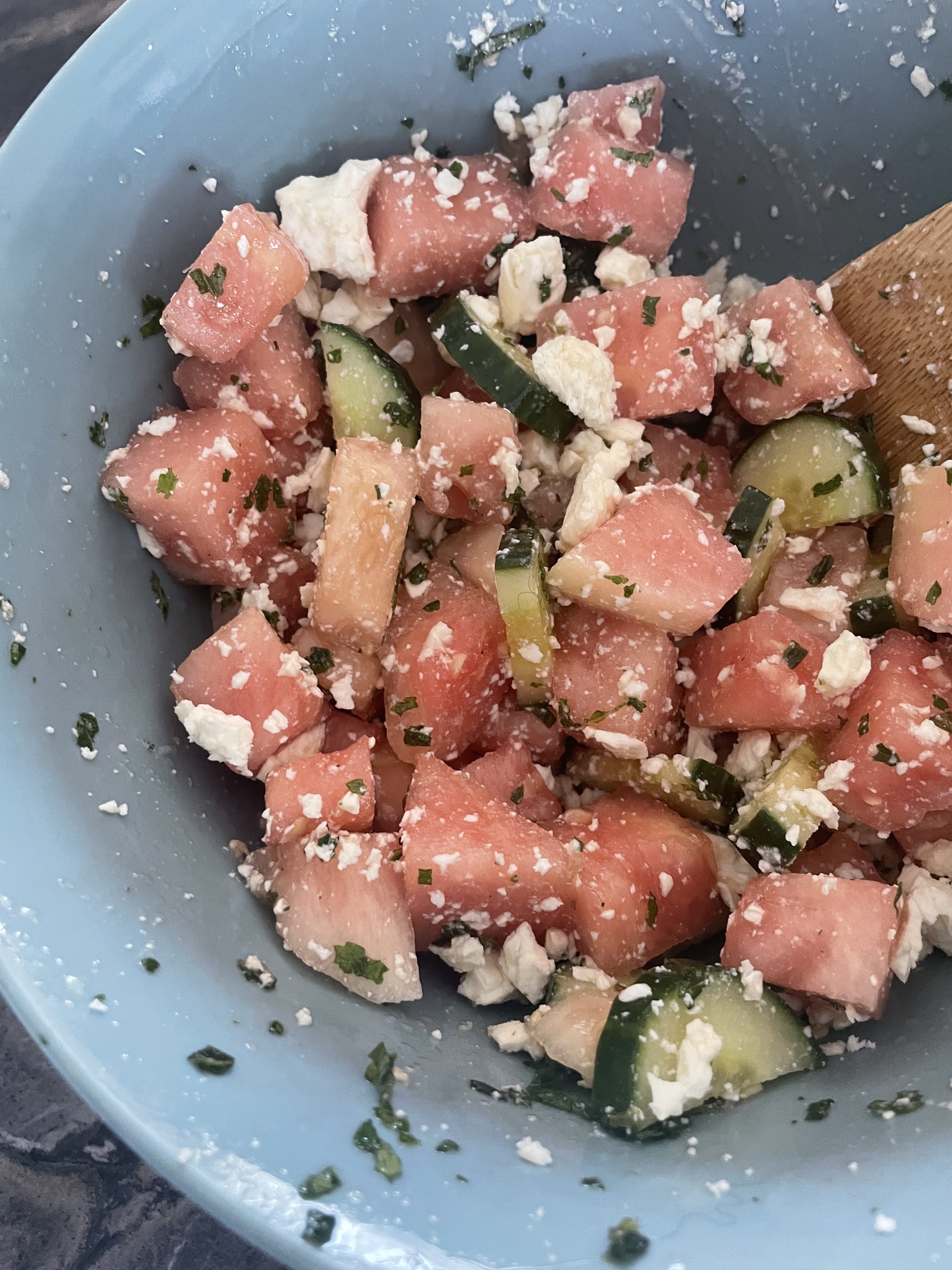 Watermelon Feta Salad Watermelon Feta Salad