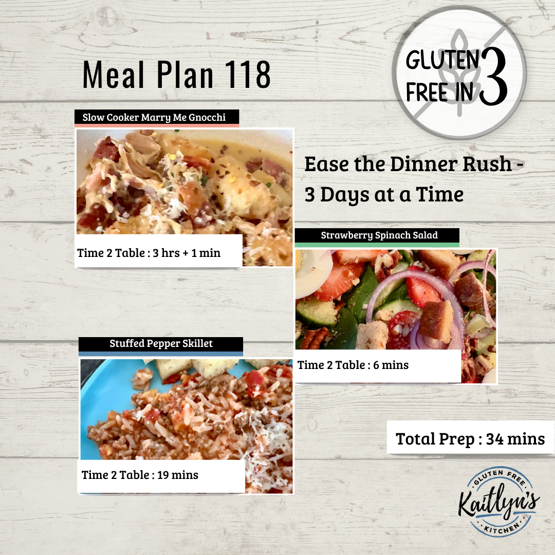 Meal Plan 118 Meal Plan 118